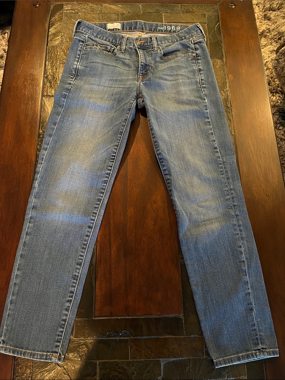 Women's Sexy Boyfriend Jeans - Faded Blue